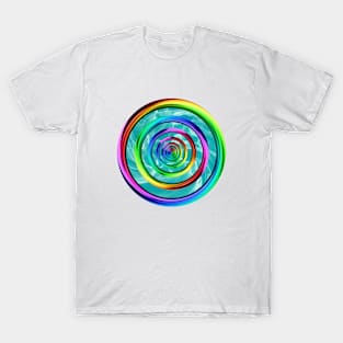 A rainbow of colors in the water T-Shirt